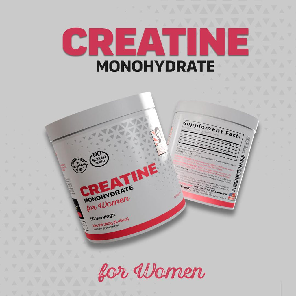 CREATINE MONOHYDRATE FOR WOMEN 240G