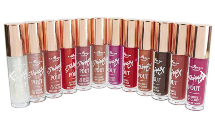LIP GLOSSES 12 TONOS Thirsty Pout