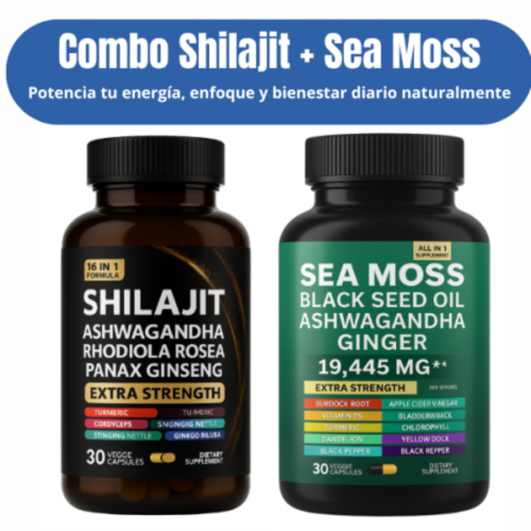Combo Shilajit + Sea Moss.